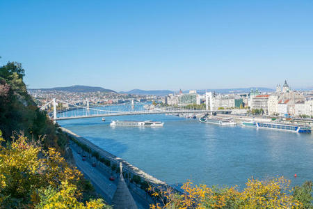 害虫 多瑙河 全景图 艺术 房子 地标 城市 堡垒 风景