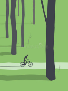 插图 适合 放松 骑自行车 晋升 闲暇 冒险 运动 娱乐