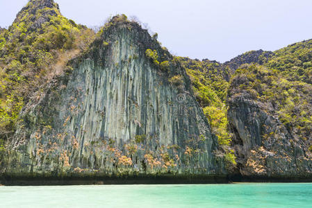 岛屿 利亚 海的 安达曼 海滩 尼康 石灰石 海湾 功率因数