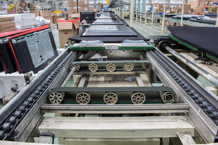 工厂线传送带,工厂的生产线照片
