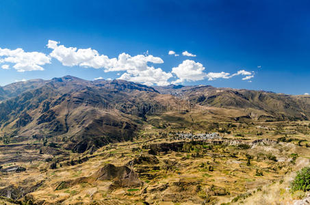 自然 天空 梯田 村庄 小山 农业 旅游业 风景 山谷 旅行