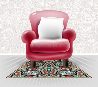 摆设 枕头 家具 地毯 房子 优雅 奢侈 扶手椅 粉红色