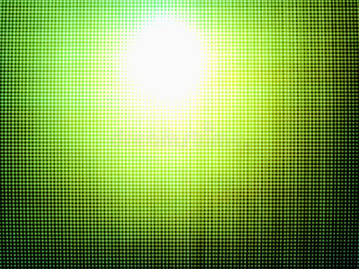 绿色像素虚线发光插图背景