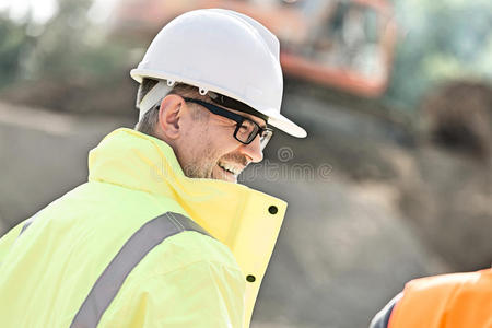 建筑师 集中 职业 服装 幸福 成人 白种人 建筑 头盔