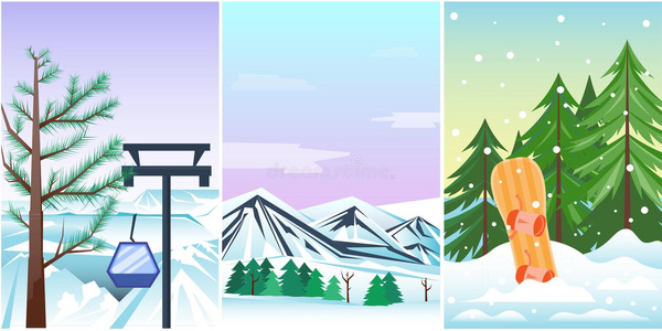 圣诞节 季节 美丽的 寒冷的 风景 滑雪 庆祝 复古的 招呼