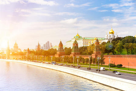朋友 欧洲 冲天炉 古老的 文化 莫斯科 路堤 要塞 城市景观