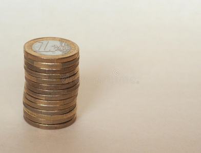 欧元欧元硬币，欧盟