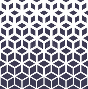 抽象神圣几何紫色网格半色调立方体图案