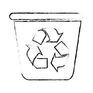 垃圾箱 剪贴画 纸张 瓶子 垃圾 玻璃 金属 箱子 插图