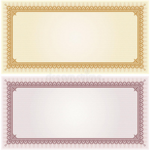 礼品边框证书礼品优惠券空白模板边框背景照片