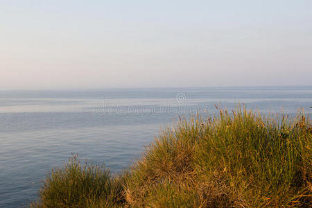 地平线 阳光 风景 自然 放松 海湾 气候 美女 海岸线