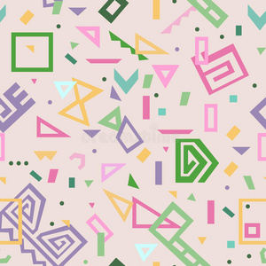 孟菲斯 织物 涂鸦 颜色 要素 赶时髦的人 几何学 流行音乐