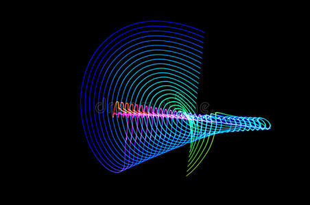霓虹灯 绘画 带路 暴露 科学 照明 艺术 运动 颜色 长的