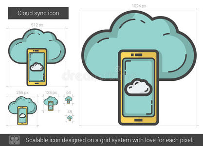 云同步线图标。