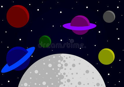 木星 计算机 彗星 插图 秩序 银河系 外星人 陨石坑 深的