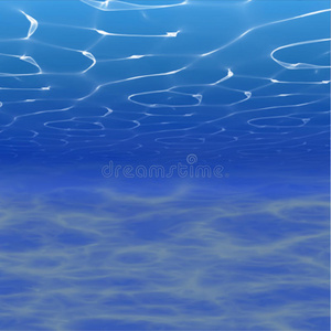 涟漪 纯洁 反射 液体 太阳 简单 海洋 场景 折射 深的
