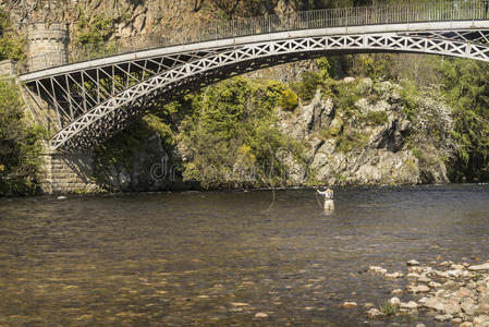 苏格兰斯佩河上的克雷盖拉奇桥。