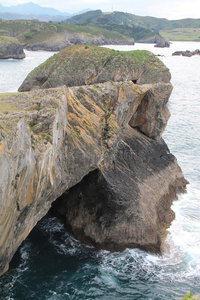 岩石 西班牙 风景 悬崖 自然 莱纳斯 洞穴 海湾 比斯开