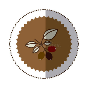 咖啡树图标图像