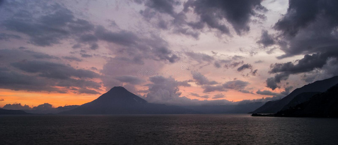 风景 丘陵 火山 自然 天空 沃肯 拉戈 日落 日出