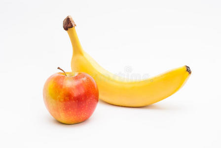 苹果香苹果和香蕉照片