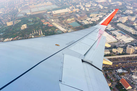 能量 高的 首都 喷气式飞机 飞机 空气 旅行 城市景观