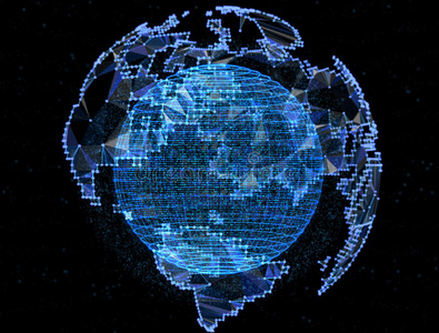 全球互联网的数字星球电信网络