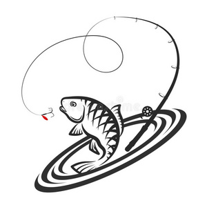 跳跃的鱼简笔画图片
