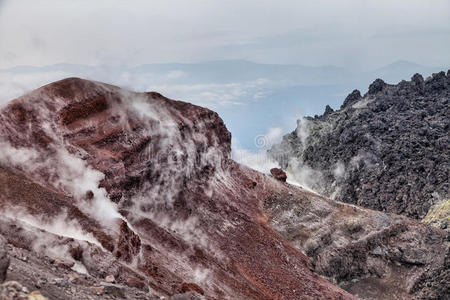 自然 陨石坑 喷发 阿尔卑斯山 悬崖 科里亚克 全景 生态系统