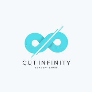 分裂的永恒符号. 现代创意概念.照片