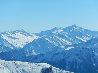 风景 美丽的 小屋 布鲁 天空 肾上腺素 全景图 滑雪旅行