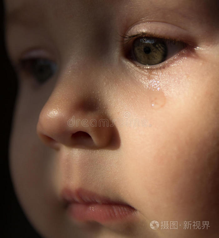 特写镜头 面对 悲伤 眼睛 家庭 童年 小孩 面部 托德