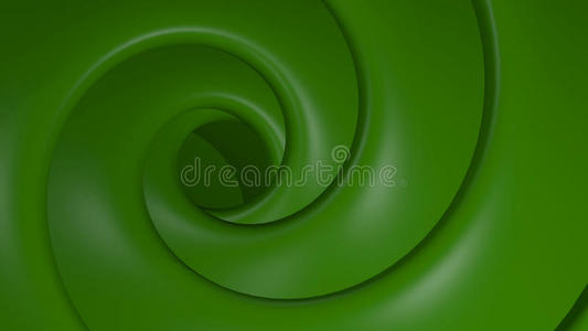 三维插图抽象绿色背景