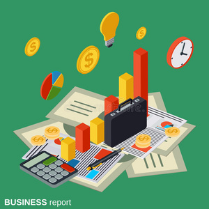 业务报告,财务统计,管理照片