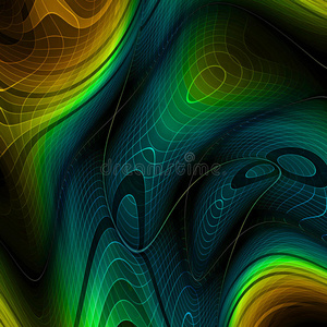 能量 流动的 软的 动态 公司 插图 艺术 颜色 曲线 运动