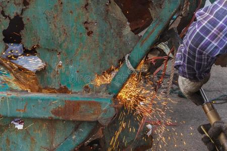 安全 火花 焊接工 气体 熔化 职业 危险的 工具 切割