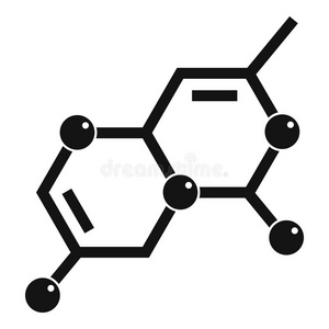 晶格图标，简单风格