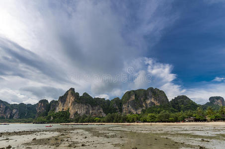 泰国 热带 自然 海滩 哈恩 顶峰 风景 海岸 人群 环境