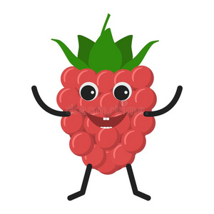 浆果 可爱的 饮食 吉祥物 面部 营养 表情符号 收获 偶像