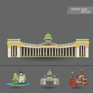 横幅 教堂 彼得堡 克里姆林宫 建设 要素 莫斯科 概述