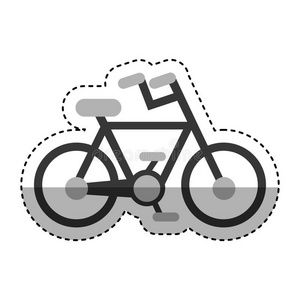 自行车车辆隔离图标