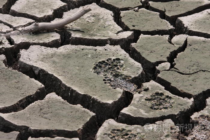 污垢 夏天 黏土 地球 干旱 破裂 土壤 气候 天气 自然