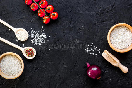 西班牙语 自制 颜色 番茄 食物 桌子 烹饪 香料 大米