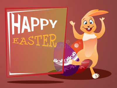 节日 复活节 邀请 招呼 颜色 礼物 性格 兔子 动物 要素