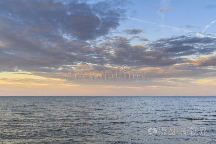 俄亥俄州 日出 阳光 免除 旅行 伊利 海滩 海岸 傍晚