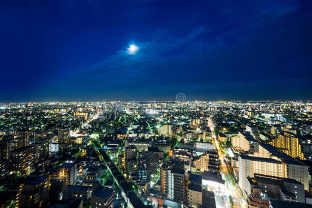 日本 美丽的 市中心 公司 房地产 好的 布鲁 文化 经济
