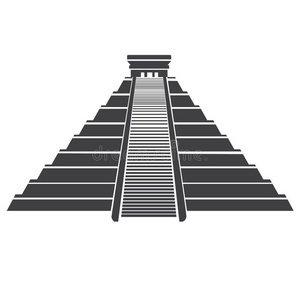 在墨西哥的玛雅金字塔图片