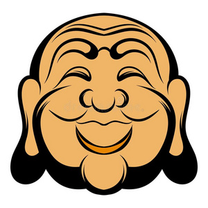 佛陀头像卡通照片
