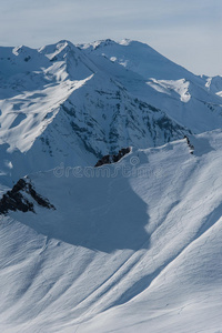 格鲁吉亚 天空 滑雪 运动 公司 极端 阿尔卑斯山 小山