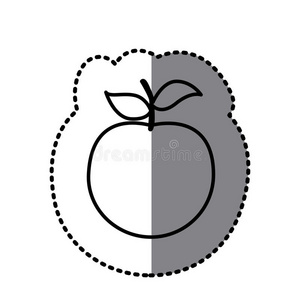 图形苹果水果图标